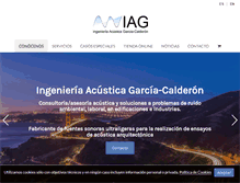 Tablet Screenshot of garcia-calderon.com